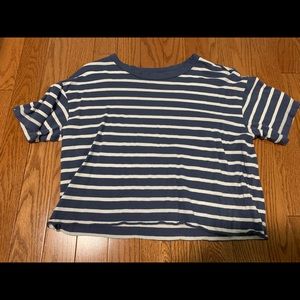 Striped crop top